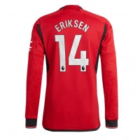 Manchester United Christian Eriksen #14 Domáci futbalový dres 2023-24 Dlhy Rukáv